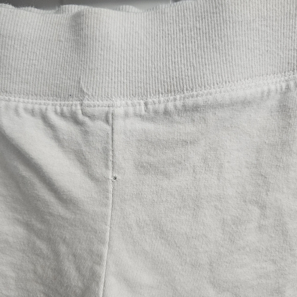 Fit To Go Vintage y2k White Casual Sleep Micro Shorts Juniors Large - Picture 3 of 7